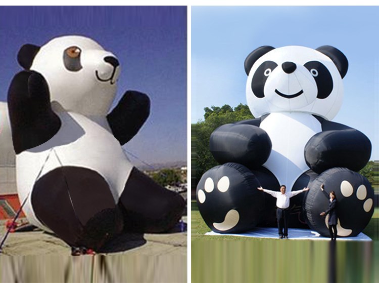 洛阳充气熊猫展示